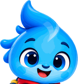 Luka, a blue explorer who loves finding out why